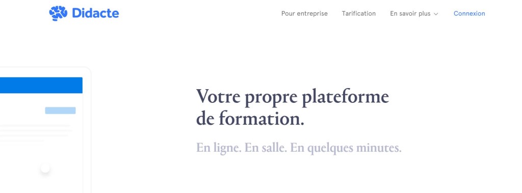 Didacte plateforme formation