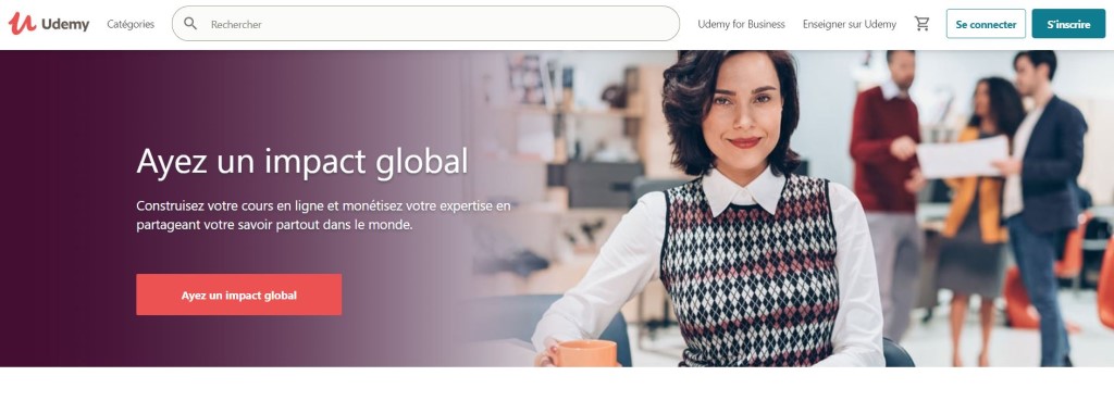 udemy creer formation
