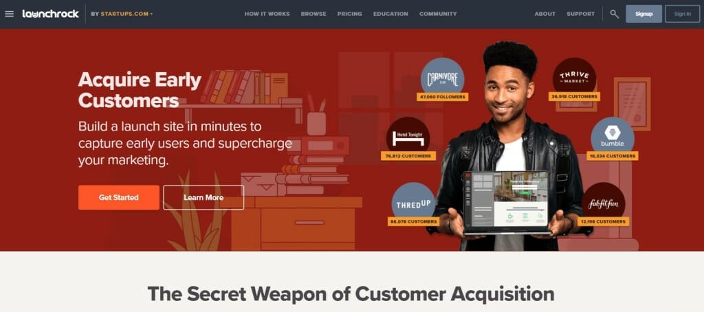 creer page launchrock