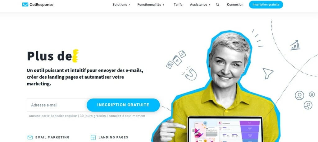 outil creation landing page getresponse