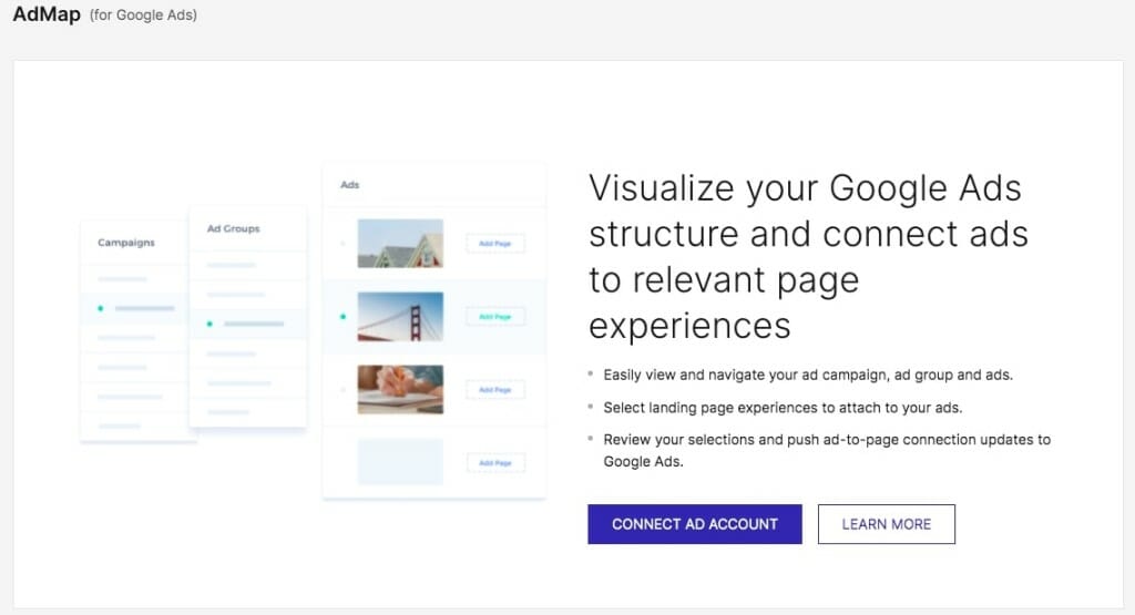 avis instapage ad map google
