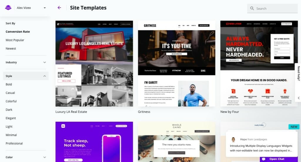 avis leadpages editeur site web