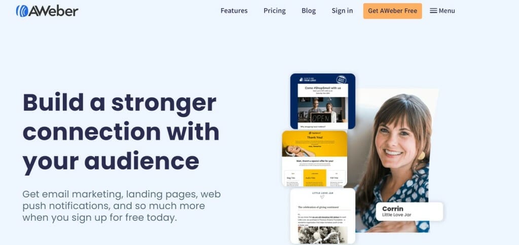 logiciel email en ligne aweber