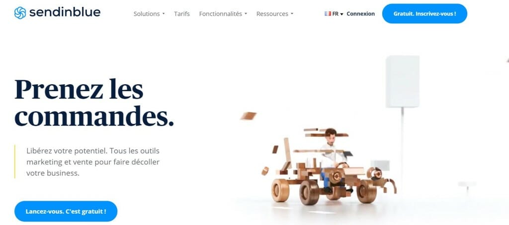 solution emailing gratuit sendinblue