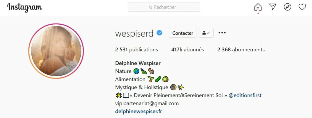 utilisation emoji bio instagram