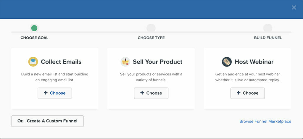 creation tunnels vente clickfunnels