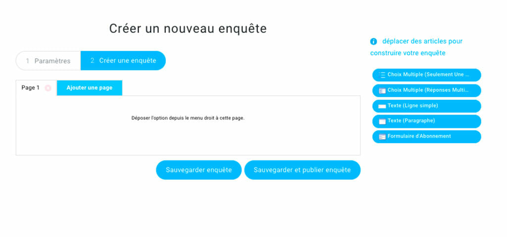 creer sondages en ligne Getresponse