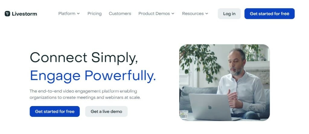 livestorm homepage