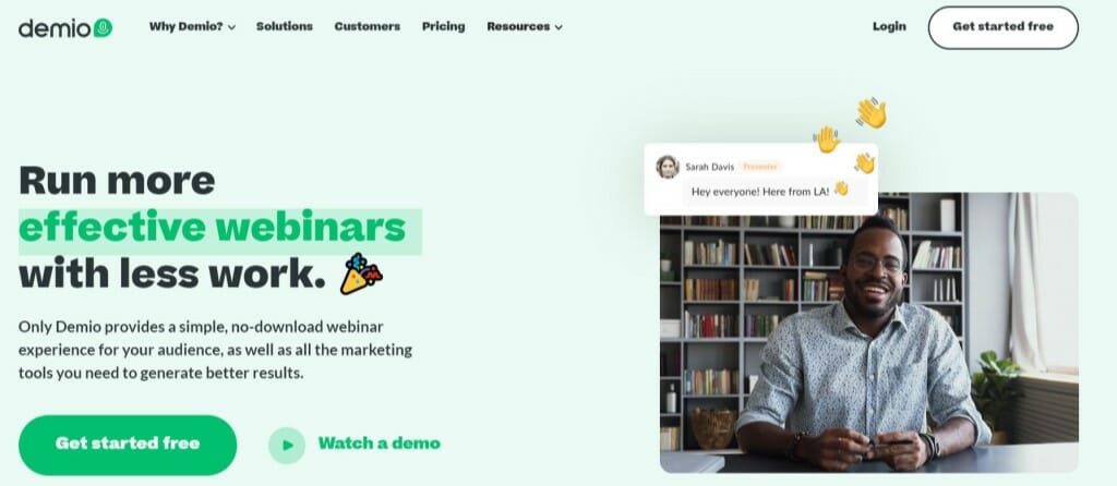 logiciel webinar demio