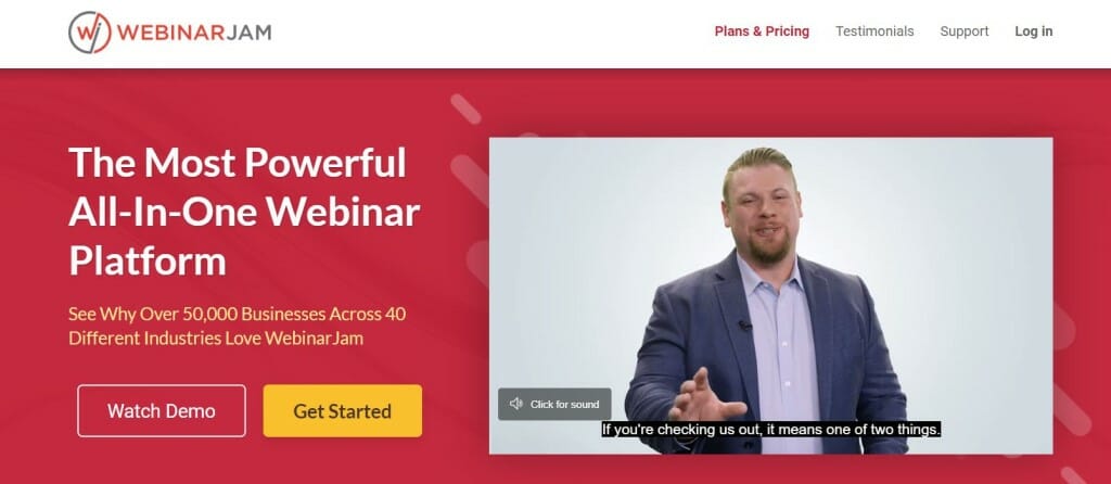 outil webinar homepage webinarjam