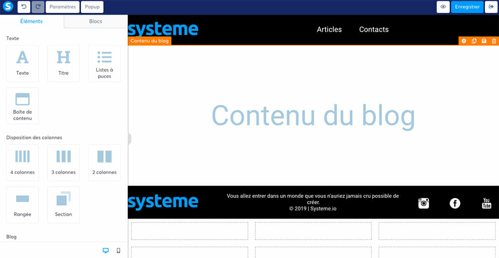 creation blog gratuit