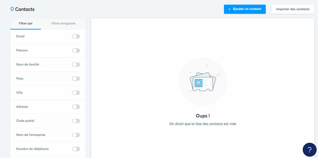 gestion contacts system io
