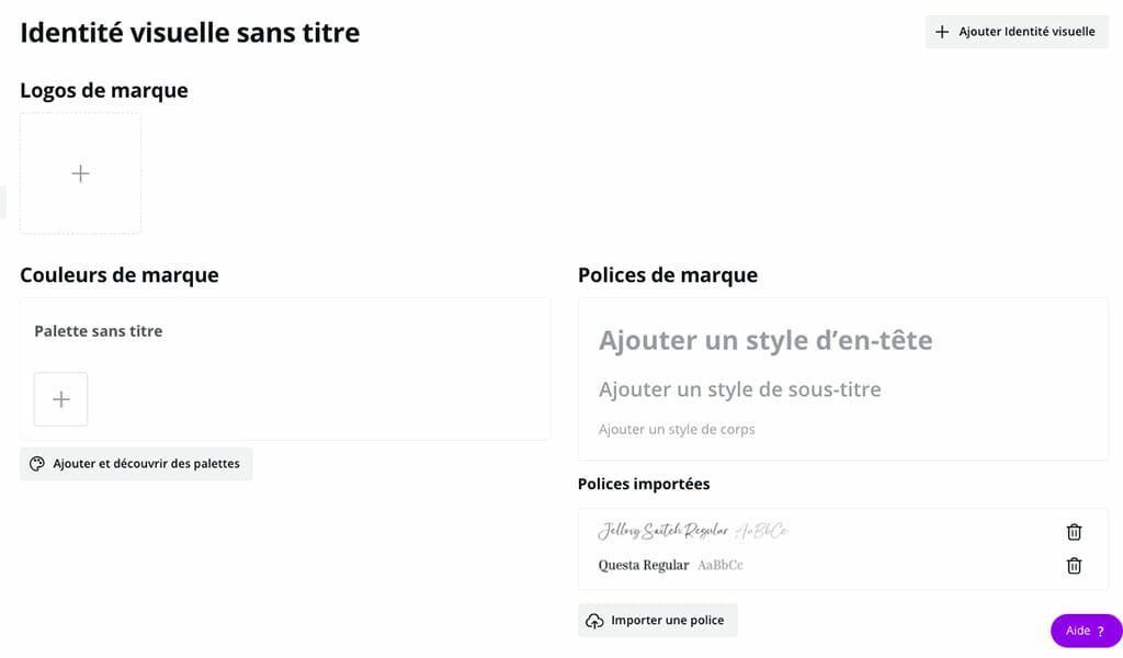 creer identite visuelle canva pro