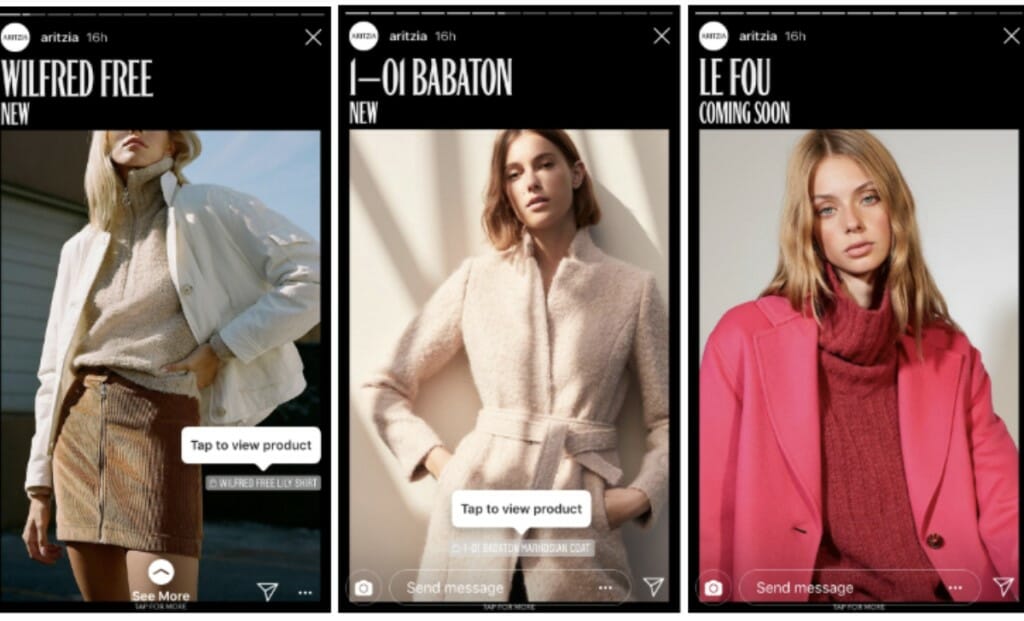 vendre sur instagram highlights
