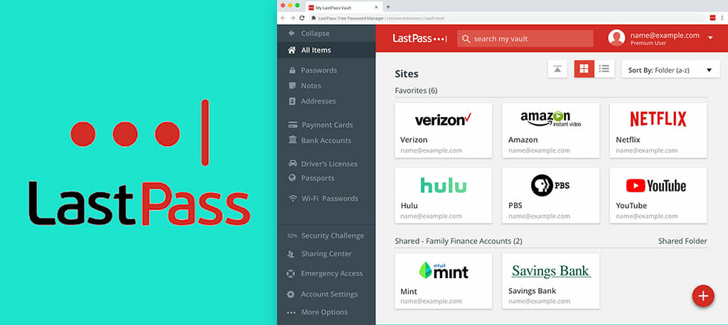 lastpass gestion mots de passe