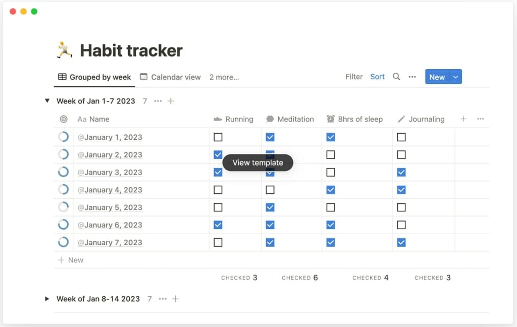 modele notion traquer ses habitudes